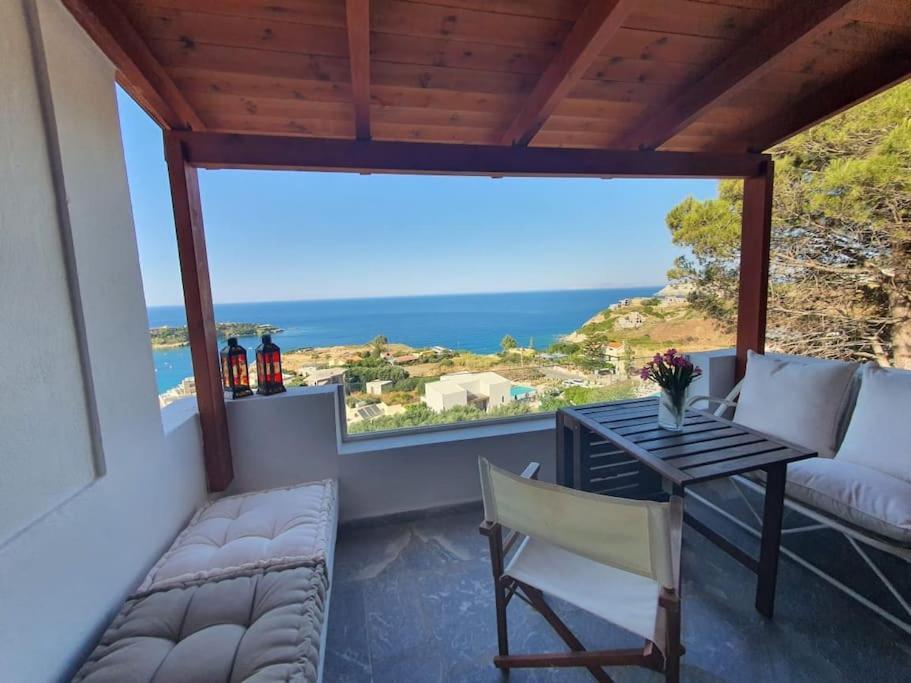 Endless Blue Villa - Amazing Sea View Agia Pelagia Eksteriør billede