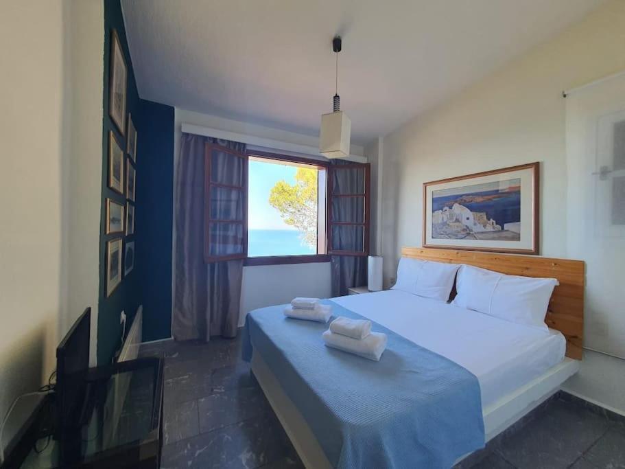 Endless Blue Villa - Amazing Sea View Agia Pelagia Eksteriør billede