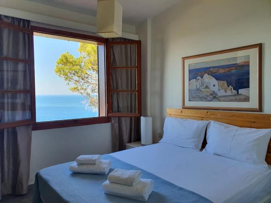 Endless Blue Villa - Amazing Sea View Agia Pelagia Eksteriør billede